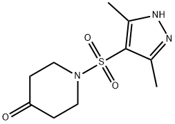 1-[(3,5-DIMETHYL-1H-PYRAZOL-4-YL)SULFONYL]PIPERIDIN-4-ONE Structure