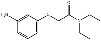 2-(3-aminophenoxy)-N,N-diethylacetamide Structure
