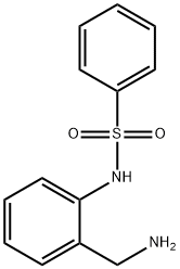 N-[2-(aminomethyl)phenyl]benzenesulfonamide 구조식 이미지