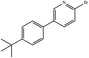 2-Bromo-5-(4-tert-butylphenyl)pyridine Structure