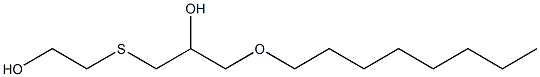 2-{[2-hydroxy-3-(octyloxy)propyl]sulfanyl}ethan-1-ol Structure