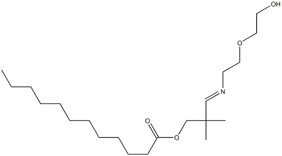 3-{[2-(2-hydroxyethoxy)ethyl]imino}-2,2-dimethylpropyl dodecanoate Structure