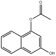 3-hydroxynaphthalen-1-yl acetate 구조식 이미지