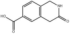 3-oxo-1,2,3,4-tetrahydroisoquinoline-6-carboxylic acid Structure