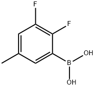 2,3-Difluoro-5-methylphenylboronic acid 구조식 이미지