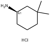 (R)-3,3-dimethylcyclohexan-1-amine hydrochloride 구조식 이미지