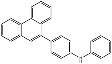 4-(phenanthren-9-yl)-N-phenylaniline 구조식 이미지