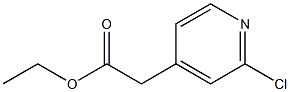 ethyl 2-(2-chloropyridin-4-yl)acetate Structure