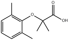 Propanoic acid, 2-(2,6-diMethylphenoxy)-2-Methyl- Structure