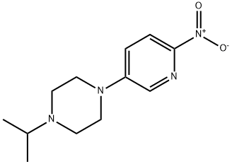 1-Isopropyl-4-(6-nitropyridin-3-yl)piperazine 구조식 이미지