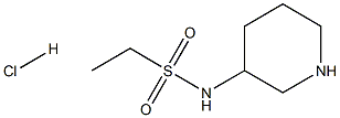 N-(piperidin-3-yl)ethanesulfonamide hydrochloride Structure