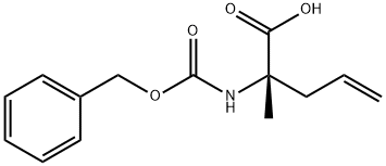 (2S)-2-{[(benzyloxy)carbonyl]amino}-2-methylpent-4-enoic acid Structure