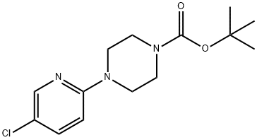 TERT-BUTYL 4-(5-CHLOROPYRIDIN-2-YL)PIPERAZINE-1-CARBOXYLATE Structure