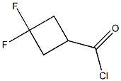 3,3-difluorocyclobutane-1-carbonyl chloride 구조식 이미지