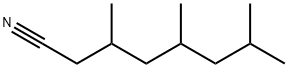 3,5,7-trimethyloctanenitrile Structure