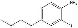 4-butyl-2-iodoaniline Structure