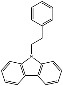 9H-Carbazole, 9-(2-phenylethyl)- Structure