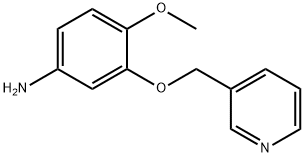 4-methoxy-3-(pyridin-3-ylmethoxy)aniline Structure