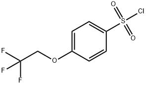 4-(2,2,2-trifluoroethoxy)benzene-1-sulfonyl chloride Structure