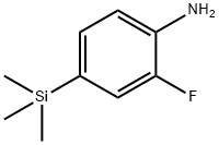 2-fluoro-4-trimethylsilylaniline Structure