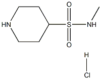 N-METHYL-4-PIPERIDINESULFONAMIDE HYDROCHLORIDE Structure