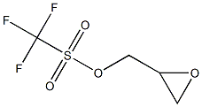 (oxiran-2-yl)methyl trifluoromethanesulfonate Structure