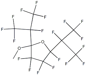 2,3,3,4,4-pentafluoro-2,5-bis(1,1,1,2,3,3,3-heptafluoropropan-2-yl)-5-methoxytetrahydrofuran Structure