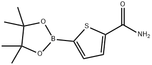 5-CarbaMoylthiophene-2-boronic acid pinacol ester, 96% Structure