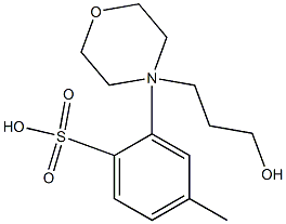 4-Morpholinepropanol, 4-(4-methylbenzenesulfonate) Structure