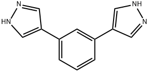 1H-Pyrazole, 4,4'-(1,3-phenylene)bis- Structure