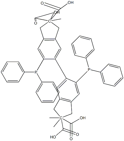 959864-39-2 Tetramethyl6,6'-bis(diphenylphosphino)-1,1',3,3'-tetrahydro[5,5']biindenyl-2,2',2,2'-tetracarboxylate