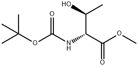 N-(tert-Butoxycarbonyl)-D-threonine Methyl Ester 구조식 이미지