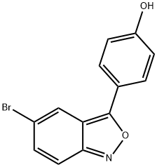 페놀,4-(5-broMo-2,1-벤즈이속사졸-3-일)- 구조식 이미지