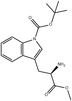 1-Boc-D-tryptophan methyl ester Structure