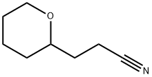 3-(Tetrahydro-2H-pyran-2-yl)propanenitrile 구조식 이미지