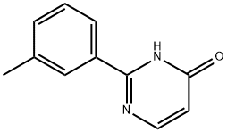 4-Hydroxy-2-(3-tolyl)pyrimidine 구조식 이미지