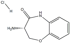 (S)-7-Amino-6,7-dihydro-9H-5-oxa-9-aza-benzocyclohepten-8-one hydrochloride 구조식 이미지