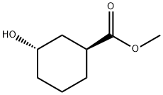 methyl (1S,3S)-3-hydroxycyclohexane-1-carboxylate 구조식 이미지