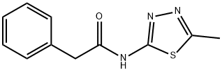 N-(5-methyl-1,3,4-thiadiazol-2-yl)-2-phenylacetamide Structure