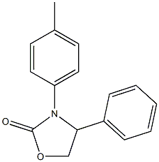 4-PHENYL-3-P-TOLYL-OXAZOLIDIN-2-ONE Structure