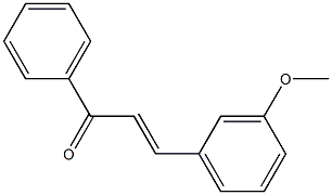 3MethoxyChalcone 구조식 이미지