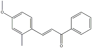 4Methoxy-2-MethylChalcone 구조식 이미지