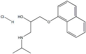 Propranolol hydrochloride Structure