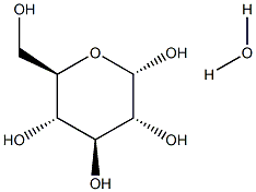 alpha-D-Glucose monohydrate 구조식 이미지