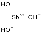 Antimony(III) hydroxide 구조식 이미지