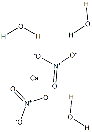 Calcium nitrate trihydrate Structure