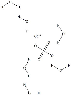 Cobalt(II) sulfate hexahydrate Structure