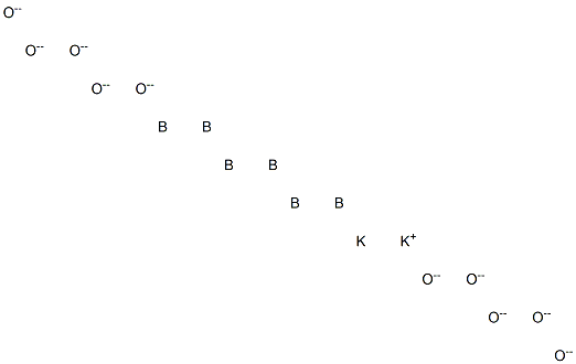 Dipotassium hexaboron decaoxide Structure