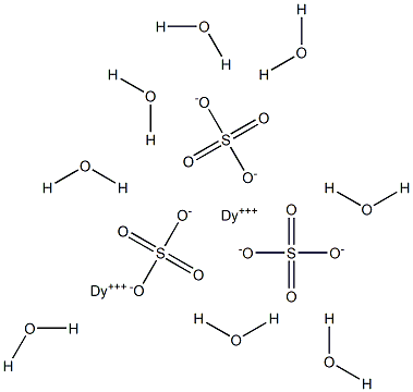 Dysprosium(III) sulfate octahydrate Structure