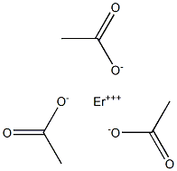 Erbium(III) acetate 구조식 이미지